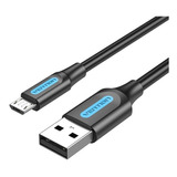 Vention Cabo Carregador Usb Micro Usb V8 Turbo 50cm Premium