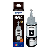 Tinta Epson 664 Original L200 L300 L375 L355 T664 70ml Negro