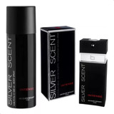 Kit Perfume 100ml + Desodorante Silver Scent  Intense 200 Ml