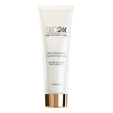 Glo24k Limpiador Facial Exfoliante Con Oro De 24 Quilates, A