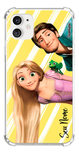 Capa Capinha Com Nome Personalizada Rapunzel