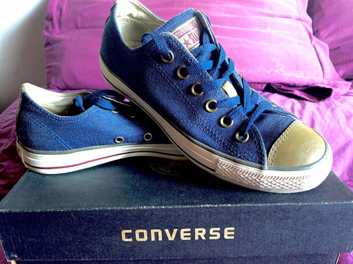 Zapatilla Converse Chuck Taylor All Star Linen Ox Azul