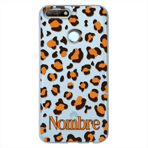 Funda Huawei Animal Print Personalizada Con Tu Nombre