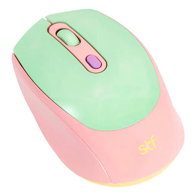 Mouse Inalámbrico Óptico Acteck Rosa 1600dpi Sensor BlueTrack USB | Meses sin interés