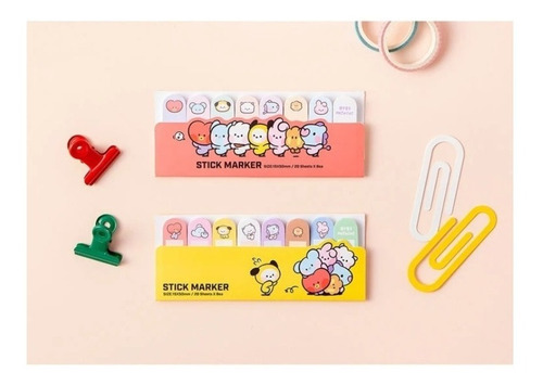 Stick Marker Separadores Adhesivos Bts Bt21 Minini Korea