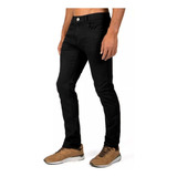 Pantalón Gabardina Negro Skinny 