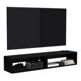 Rack Flotante Tv70  R-150 - Negro