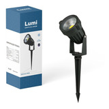 Kit 6 Luminária De Refletor Espeto Jardim Led 5w Ip65 Bivolt