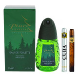 Pino Silvestre 125ml Caballero Original+perfume Cuba 35ml