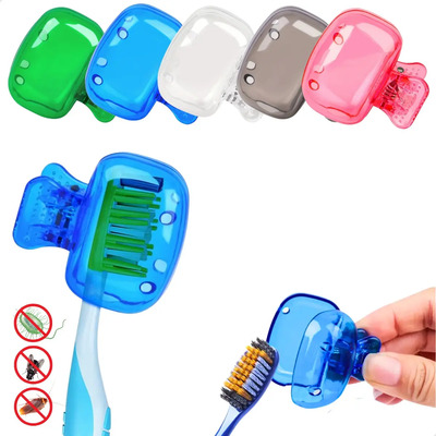 Kit 2 Capa Capinha Protetora Escova Dente Protetor Dental Cor Colorida Kinneken
