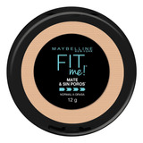 Polvo Compacto Maybelline Fit Me Mate & Sin Poros Natural Be
