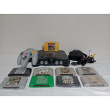 Nintendo 64 + Control + 9 Juegos Buenos Titulos Funcionando 