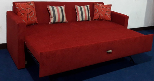 Stock Sillon Con Carrito Cama De Metal En Tela Chenille Bord