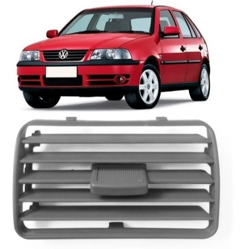 Rejilla Difusor Ventilacion Tablero Vw Gol G3 99 05 Gris