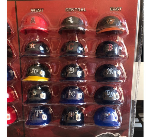 Colección Completa De Mini Cascos De Beisbol Mlb