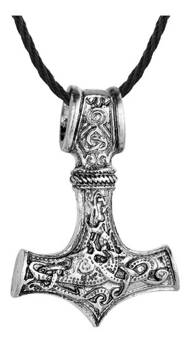 Collar Vikingo Mjolnir Martillo De Thor