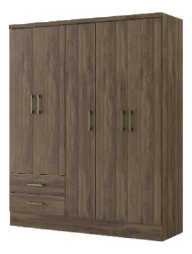 Armario  5 Puertas 150x46x182 Nuez