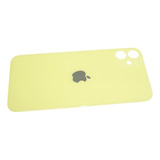 Refaccion Tapa Trasera Cristal Para iPhone 11 Amarillo Adhes