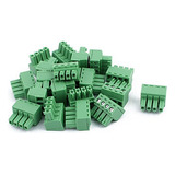 Conector Para Pcb De 4 Pines Y 2 Bordes, 3,81 Mm, 20 Piezas