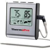 Termometro Profesional Digital Cocina Carnes Premium Color Gris