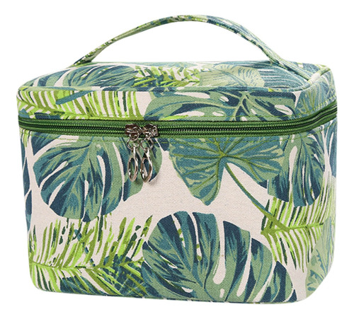 Bolsa De Maquillaje M, Bolsas De Lona Tropical Para Cosmétic