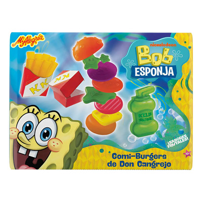Fábrica De Gomitas Cangreburgers Bob Esponja Mi Alegría Amarillo | Envío gratis