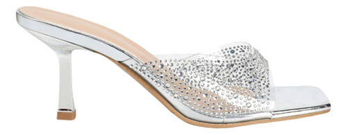 Zapatillas Tacón De Transparente Zapatos De Tacon Para Mujer