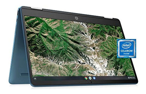 2021 Hp Chromebook X360 2-en-1 14  Hd Con Pantalla Táctil, P