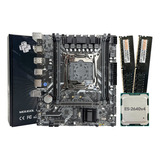 Mougol Kit Placa Madre Cpu X99 Intel Xeon E5 2640v4 32 Gb De