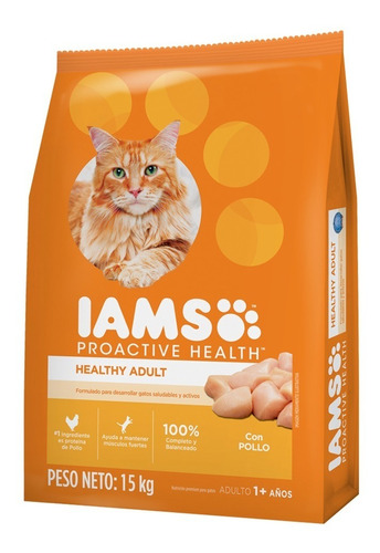 Iams Gato Adulto Sabor Pollo X 15 Kg