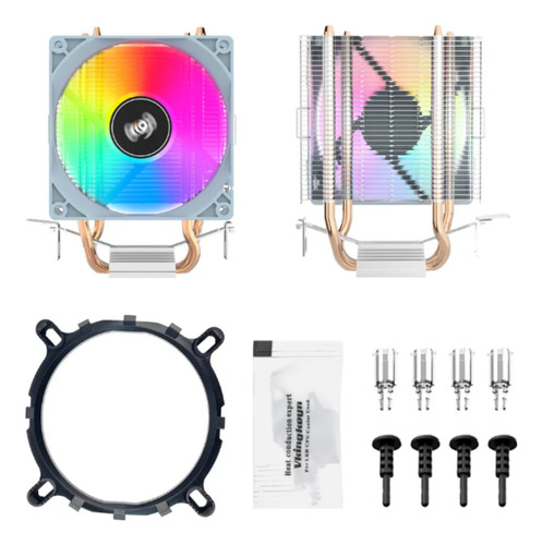 Cooler Rgb Aigo Ice 200 Pro Para Processador Intel E Amd Cpu