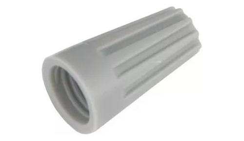 Conector Tipo Resorte Gris (terminal Capuchon Empalme) X 100