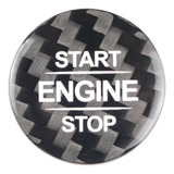 Botón Start-stop En Fibra De Carbono Para Honda (modelo C)