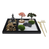 Jardín De Arena Zen Japonés, Decoración De Mesa Japonesa