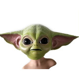 Mascara Y Manos De Latex Bebe Yoda Realista, Talla Adulto.