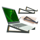 Soporte Apoya Notebook Universal Atril Madera Laptop Stand