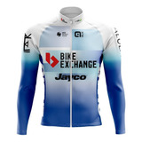 Jersey Ciclismo Ruta Mtb Bike Exchange Team 2022 Manga Larga