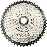 Cassete K7 10v Sunrun 11/46d Prata C/ Preto Bike  Mtb