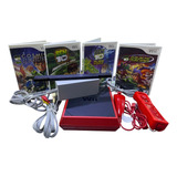 Console Nintendo Wii Mini Vermelho Completo Em Perfeito Estado Funcionando E Com Garantia!