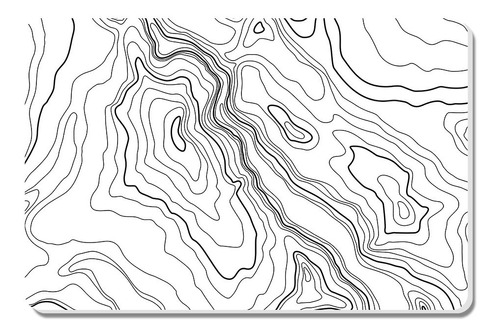 Mouse Pad M (41x27cm) Topografía Cod:001