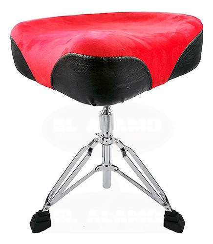 Banco Para Baterista Titan Rojo Cx-d091 