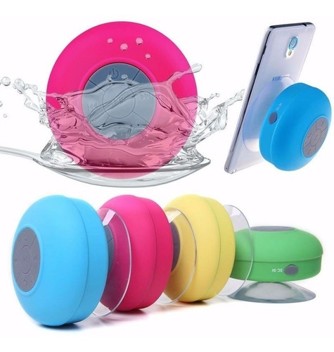 Bocina Bluetooth Regadera Contra Agua Manos Libres Colores