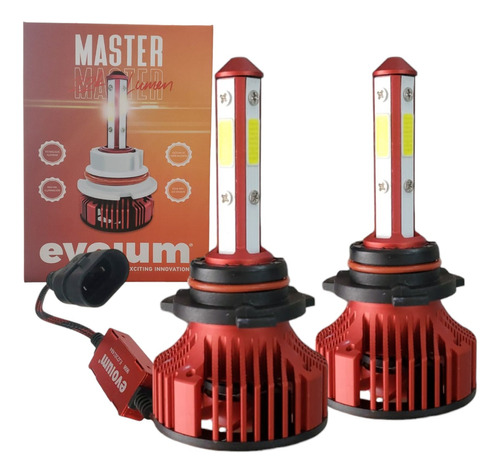 Kit Led 9006 Master 22000lm 4 Caras