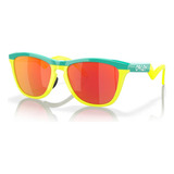 Oculos De Sol Oakley Frogskins Edicao Hybrid Prizm Ruby Cor Amarelo Cor Da Armação Tennis Ball Cor Da Haste Tennis Ball