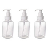 Set X 3 Dispenser De Alcohol En Gel Plastico  C/dosificador 