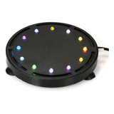 Disco De Oxígeno Multicolor D Luz De Burbujas Para Pecera