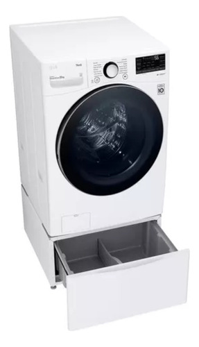 LG Lavadora 22kg Con Pedestal Carga Frontal