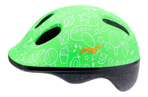 Capacete Para Bicicleta Infantil Ptk 1a4 Anos Bom Barato 2un