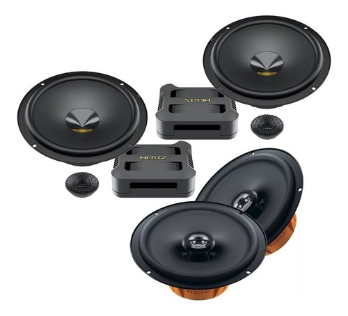 Combo Hertz 2 Vias Dpk 165.3 + Coaxial Dcx 165.3 Italiano