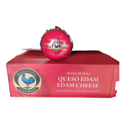 Mayoreo 6 Piezas Queso De Bola Edam Gallo Azul 1.5 Kg  C\u002Fu | Envío gratis